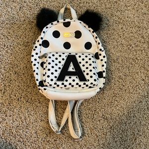 “A” justice mini backpack